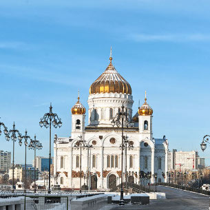 Новогодняя елка в Храме Христа Спасителя